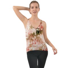 Flower Plant Vintage Retro Chiffon Cami by Ravend