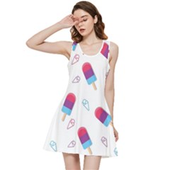 Ice Cream Popsicles Wallpaper Inside Out Racerback Dress by Ravend