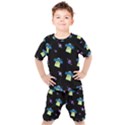Illustration Cosmos Cosmo Rocket Spaceship -ufo Kids  Tee and Shorts Set View1