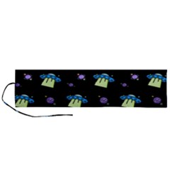 Illustration Cosmos Cosmo Rocket Spaceship Ufo Roll Up Canvas Pencil Holder (l) by danenraven