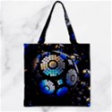 Illustration Tech Galaxy Robot Bot Science Zipper Grocery Tote Bag View2