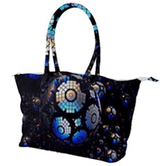 Illustration Tech Galaxy Robot Bot Science Canvas Shoulder Bag by danenraven