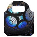 Illustration Tech Galaxy Robot Bot Science Premium Foldable Grocery Recycle Bag View1