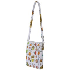 Cute Sketch  Fun Funny Collection Multi Function Travel Bag by artworkshop