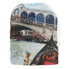 Lovely Gondola Ride - Venetian Bridge Drawstring Pouch (3xl) by ConteMonfrey