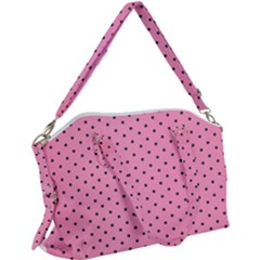 Polka Dot Dots Pattern Dot Canvas Crossbody Bag by danenraven