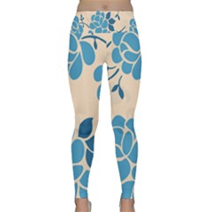 Flower Petal Branch Corolla Lightweight Velour Classic Yoga Leggings by danenraven