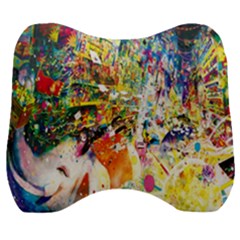 Multicolor Anime Colors Colorful Velour Head Support Cushion by BangZart