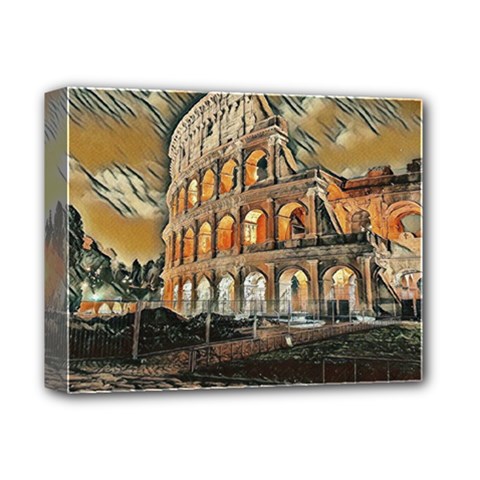 Colosseo Italy Deluxe Canvas 14  X 11  (stretched) by ConteMonfrey