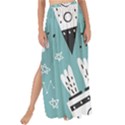 Cute seamless pattern with rocket planets-stars Maxi Chiffon Tie-Up Sarong View1