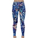 Cobalt delta Lightweight Velour Classic Yoga Leggings View1