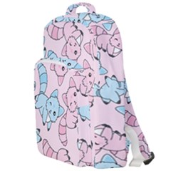 Children Pattern Design Double Compartment Backpack by Jancukart
