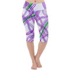 Form Background Drawing Design Lightweight Velour Cropped Yoga Leggings by Wegoenart