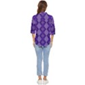 Illustration Wallpaper Abstract Pattern Women s Quarter Sleeve Pocket Shirt View4