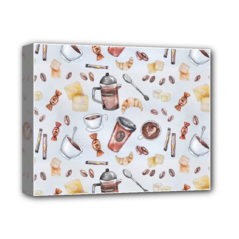 Coffee Coffeemania Caffeine Deluxe Canvas 14  X 11  (stretched) by Wegoenart