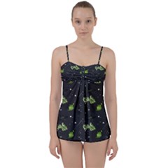 Halloween - The Witch Is Back   Babydoll Tankini Set by ConteMonfrey