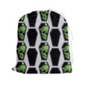 Coffins And Skulls - Modern Halloween Decor  Drawstring Pouch (2XL) View1