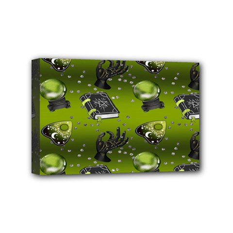Ocultism Wicca Real Witch Halloween  Mini Canvas 6  X 4  (stretched) by ConteMonfrey