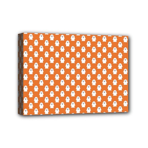 Cute Little Ghosts Halloween Theme Mini Canvas 7  X 5  (stretched) by ConteMonfrey