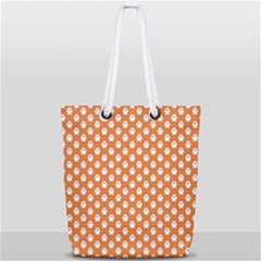 Cute Little Ghosts Halloween Theme Full Print Rope Handle Tote (small) by ConteMonfrey