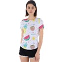 Pineapple And Watermelon Summer Fruit Back Cut Out Sport Tee View1