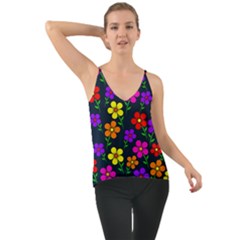 Background Flower Floral Bloom Chiffon Cami by Ravend