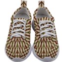Kaleidoscope Line Triangle Pattern Kids Athletic Shoes View1