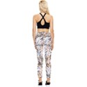 Tiger Pattern Background Pocket Leggings  View2