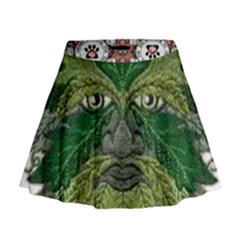 Im Fourth Dimension Colour 80 Mini Flare Skirt by imanmulyana