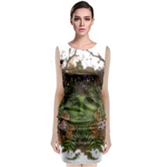 Im Fourth Dimension Colour 84 Classic Sleeveless Midi Dress by imanmulyana