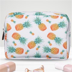 Pineapple Background Pattern Fruit Make Up Pouch (medium) by Wegoenart