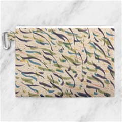 Abstract Pattern Freestyle Painting Canvas Cosmetic Bag (xl) by Wegoenart
