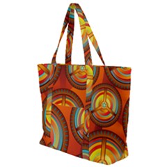 Shield Background Texture Pattern Zip Up Canvas Bag by Wegoenart
