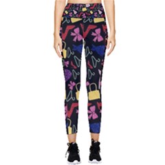 Fashion Pattern Accessories Design Pocket Leggings  by Wegoenart