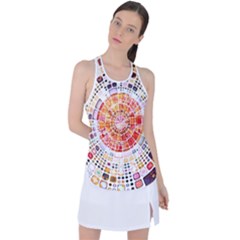 Internet Data Storage Online Racer Back Mesh Tank Top by Wegoenart