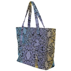 Tile Zip Up Canvas Bag by nateshop