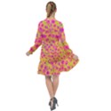 Cherries Fruit Food Neon Texture Fluorescent All Frills Chiffon Dress View2