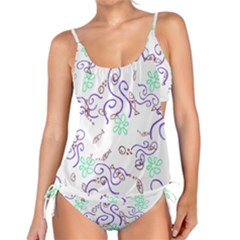 Background Pattern Wallpaper Fish Tankini Set by Ravend
