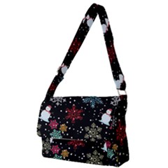 Christmas Thanksgiving Pattern Full Print Messenger Bag (s) by Ravend