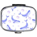 Whale Fish Sea Pattern Mammal Ocean Mini Square Pill Box View1