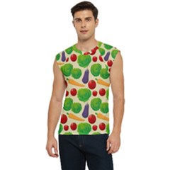 Food Illustration Pattern Texture Men s Raglan Cap Sleeve Tee by Ravend