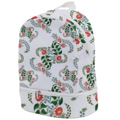 Background Pattern Texture Design Zip Bottom Backpack by Ravend