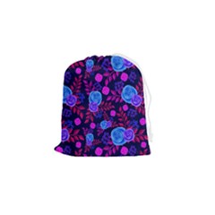 Illustration Background Wallpaper Drawstring Pouch (small) by Ravend