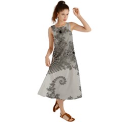Apple Males Almond Bread Abstract Summer Maxi Dress by danenraven