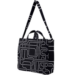 Illustration Circuit Cpu Pcb Electronic Wires Square Shoulder Tote Bag by Wegoenart