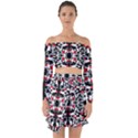 A-new-light Off Shoulder Top with Skirt Set View1