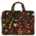 Christmas Xmas Stars Star Advent Background MacBook Pro 13  Double Pocket Laptop Bag View2