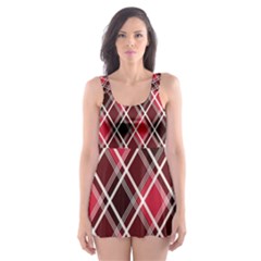 Geometric Skater Dress Swimsuit by nateshop