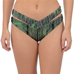 Forest Woods Nature Landscape Tree Double Strap Halter Bikini Bottom by Celenk