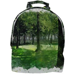 Beeches Trees Tree Lawn Forest Nature Mini Full Print Backpack by Wegoenart